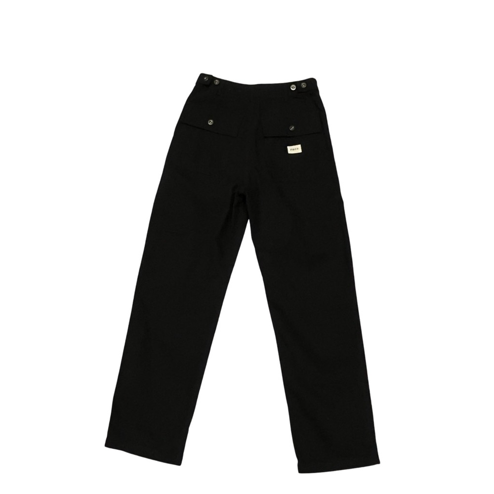 P&Co 304 Service Fatigues Black Herringbone Painter Work Cargo Pants Sz 10 EUC